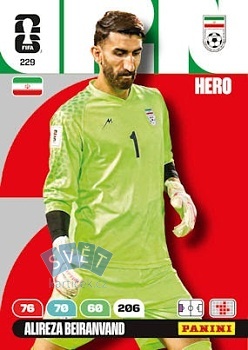 Alireza Beiranvand Iran Panini FIFA World Cup 2026 Adrenalyn XL #229